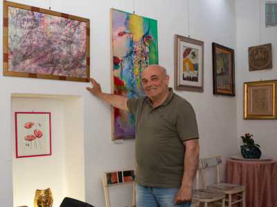 Alcune sono opere dello stesso Bove, altre riportano il nome dell�autore su una targhetta